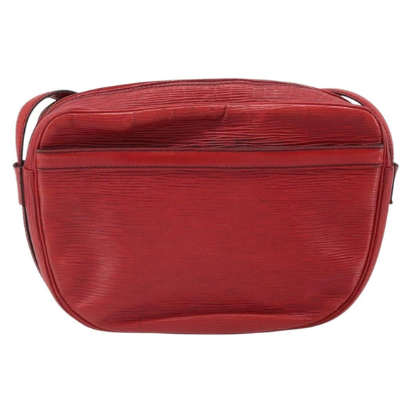LOUIS VUITTON Epi Jeune Fille MM Shoulder Bag Red M52157 LV Auth 171057