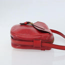 LOUIS VUITTON Epi Jeune Fille MM Shoulder Bag Red M52157 LV Auth 171057-3