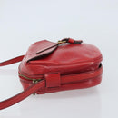 LOUIS VUITTON Epi Jeune Fille MM Shoulder Bag Red M52157 LV Auth 171057-4