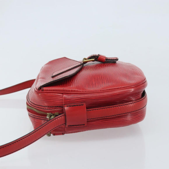 LOUIS VUITTON Epi Jeune Fille MM Shoulder Bag Red M52157 LV Auth 171057