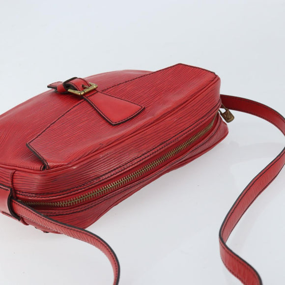 LOUIS VUITTON Epi Jeune Fille MM Shoulder Bag Red M52157 LV Auth 171057