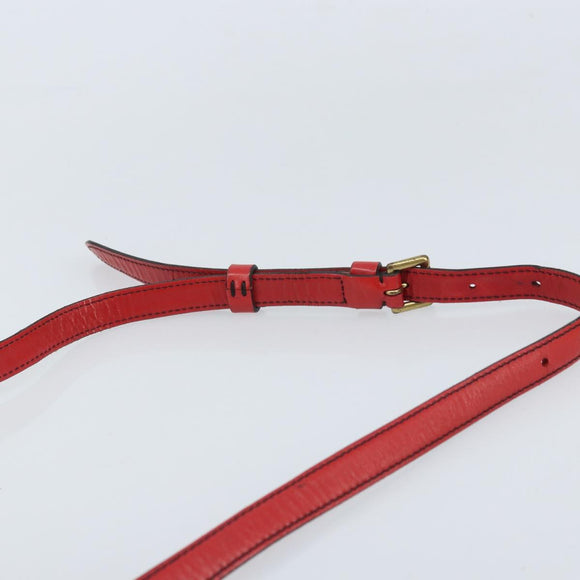 LOUIS VUITTON Epi Jeune Fille MM Shoulder Bag Red M52157 LV Auth 171057