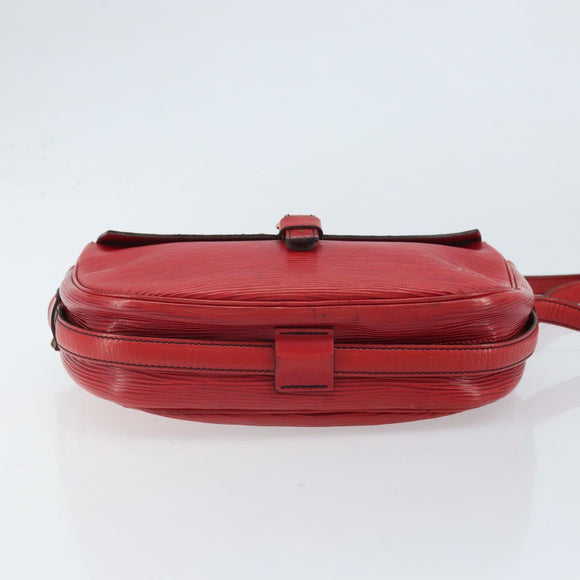 LOUIS VUITTON Epi Jeune Fille MM Shoulder Bag Red M52157 LV Auth 171057