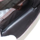 CELINE Circle Shoulder Bag Leather Brown Gold Auth 171061A-9