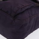 PRADA Shoulder Bag Nylon Purple Silver Auth 171063-16