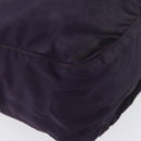 PRADA Shoulder Bag Nylon Purple Silver Auth 171063-17