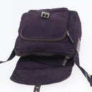PRADA Shoulder Bag Nylon Purple Silver Auth 171063-22