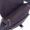 PRADA Shoulder Bag Nylon Purple Silver Auth 171063-10