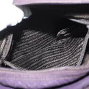 PRADA Shoulder Bag Nylon Purple Silver Auth 171063-27