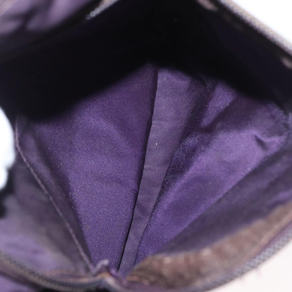 PRADA Shoulder Bag Nylon Purple Silver Auth 171063