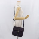 PRADA Shoulder Bag Nylon Purple Silver Auth 171063-29