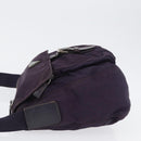 PRADA Shoulder Bag Nylon Purple Silver Auth 171063-4