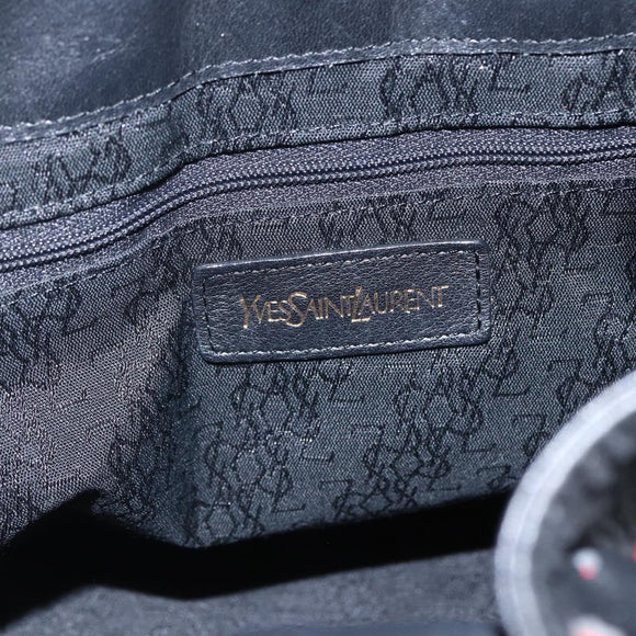 SAINT LAURENT Schoudertas Leer Zwart Rood goud Orig. 171068V