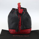 SAINT LAURENT Schoudertas Leer Zwart Rood goud Orig. 171068V-12