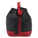 SAINT LAURENT Schoudertas Leer Zwart Rood goud Orig. 171068V-13