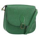 LOUIS VUITTON Epi Saint Cloud GM Shoulder Bag Green M52194 LV Auth 171072-1