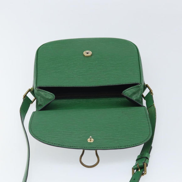 LOUIS VUITTON Epi Saint Cloud GM Shoulder Bag Green M52194 LV Auth 171072