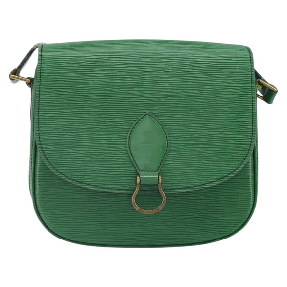 LOUIS VUITTON Epi Saint Cloud GM Shoulder Bag Green M52194 LV Auth 171072