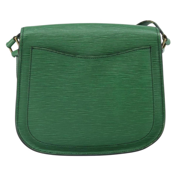 LOUIS VUITTON Epi Saint Cloud GM Shoulder Bag Green M52194 LV Auth 171072