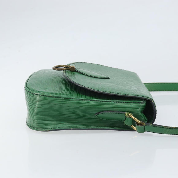 LOUIS VUITTON Epi Saint Cloud GM Shoulder Bag Green M52194 LV Auth 171072
