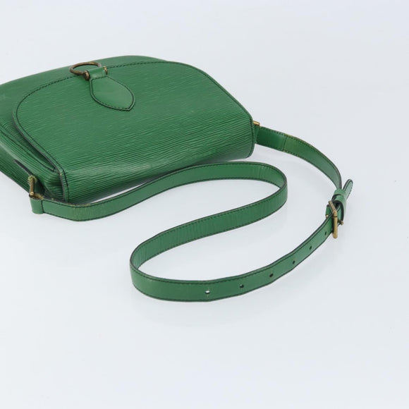LOUIS VUITTON Epi Saint Cloud GM Shoulder Bag Green M52194 LV Auth 171072