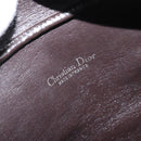 Christian Dior Trotter Canvas Shoulder Bag Brown Gold Auth 171073-16