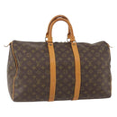 LOUIS VUITTON Monogram Keepall 45 Boston Bag M41428 LV Auth 171076-1