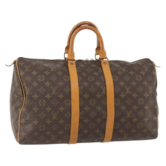 LOUIS VUITTON Monogram Keepall 45 Boston Bag M41428 LV Auth 171076