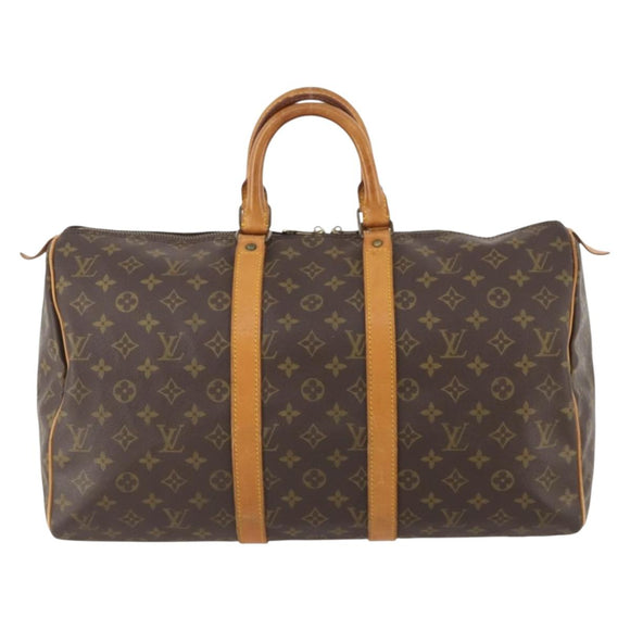 LOUIS VUITTON Monogram Keepall 45 Boston Bag M41428 LV Auth 171076