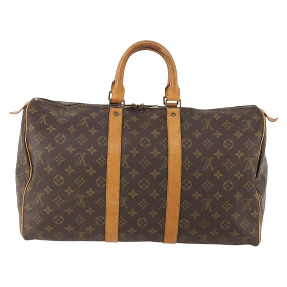 LOUIS VUITTON Monogram Keepall 45 Boston Bag M41428 LV Auth 171076