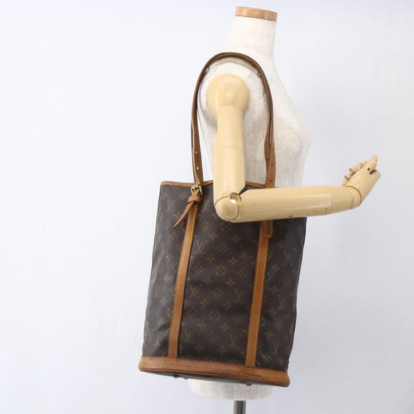 LOUIS VUITTON Monogram Bucket GM Shoulder Bag M42236 LV Auth 171077