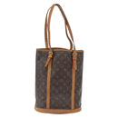 LOUIS VUITTON Monogram Bucket GM Shoulder Bag M42236 LV Auth 171077-13
