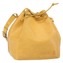LOUIS VUITTON Epi Petit Noe Shoulder Bag Yellow M44109 LV Auth 171081-1