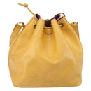 LOUIS VUITTON Epi Petit Noe Shoulder Bag Yellow M44109 LV Auth 171081-2