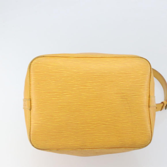 LOUIS VUITTON Epi Petit Noe Shoulder Bag Yellow M44109 LV Auth 171081
