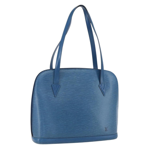 LOUIS VUITTON Epi Lussac Shoulder Bag Blue M52285 LV Auth 171087