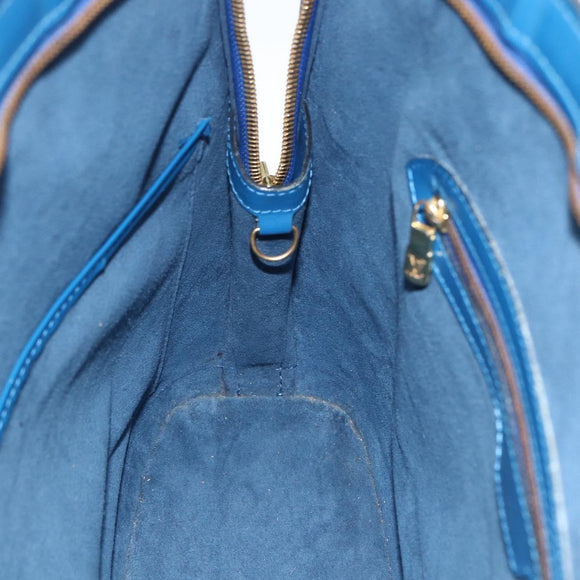 LOUIS VUITTON Epi Lussac Shoulder Bag Blue M52285 LV Auth 171087