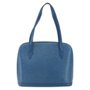 LOUIS VUITTON Epi Lussac Shoulder Bag Blue M52285 LV Auth 171087-13