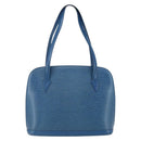 LOUIS VUITTON Epi Lussac Shoulder Bag Blue M52285 LV Auth 171087-2