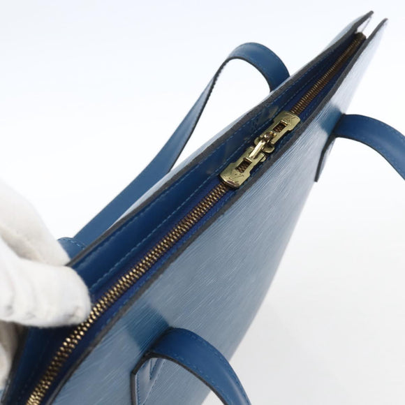 LOUIS VUITTON Epi Lussac Shoulder Bag Blue M52285 LV Auth 171087