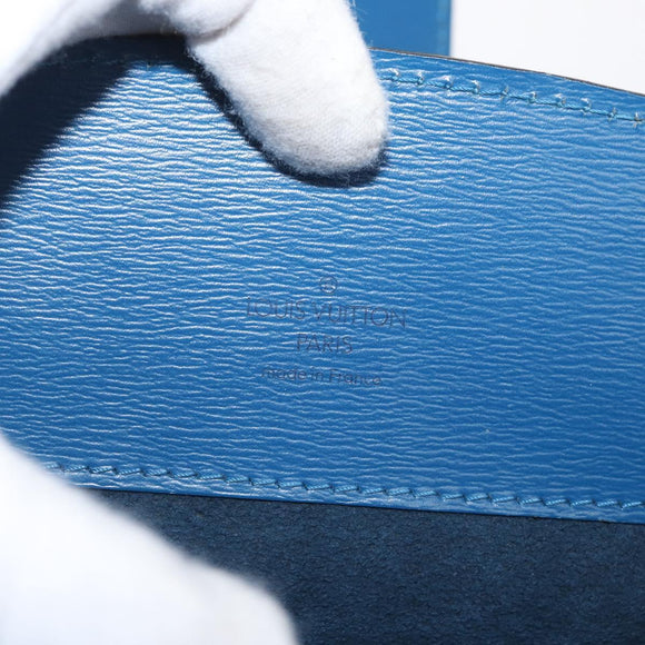LOUIS VUITTON Epi Cluny Shoulder Bag Blue M52255 LV Auth 171088