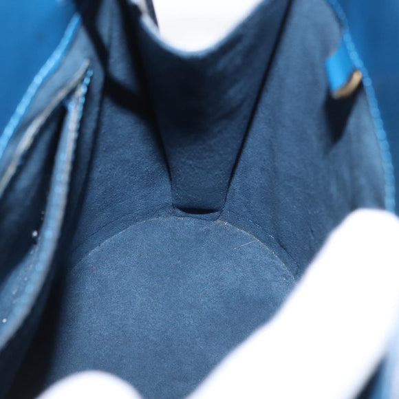 LOUIS VUITTON Epi Cluny Shoulder Bag Blue M52255 LV Auth 171088