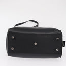 SAINT LAURENT Baby Kabas Hand Bag Leather 2way Black LTH424868 Auth 171093-5