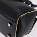 SAINT LAURENT Baby Kabas Hand Bag Leather 2way Black LTH424868 Auth 171093-18