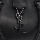 SAINT LAURENT Baby Kabas Hand Bag Leather 2way Black LTH424868 Auth 171093-20