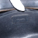 SAINT LAURENT Baby Kabas Hand Bag Leather 2way Black LTH424868 Auth 171093-21