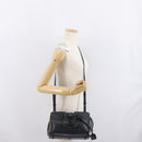 SAINT LAURENT Baby Kabas Hand Bag Leather 2way Black LTH424868 Auth 171093-25