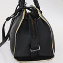 SAINT LAURENT Baby Kabas Hand Bag Leather 2way Black LTH424868 Auth 171093-3