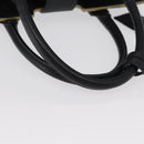 SAINT LAURENT Baby Kabas Hand Bag Leather 2way Black LTH424868 Auth 171093-7