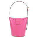 Salvatore Ferragamo Gancini Shoulder Bag Leather Pink Gold Auth 171099M-2